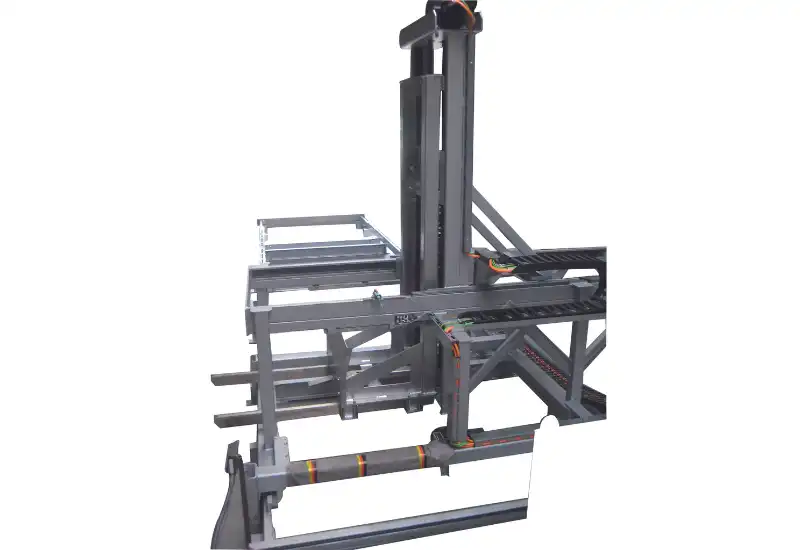 Lifting and moving system for hardening shop