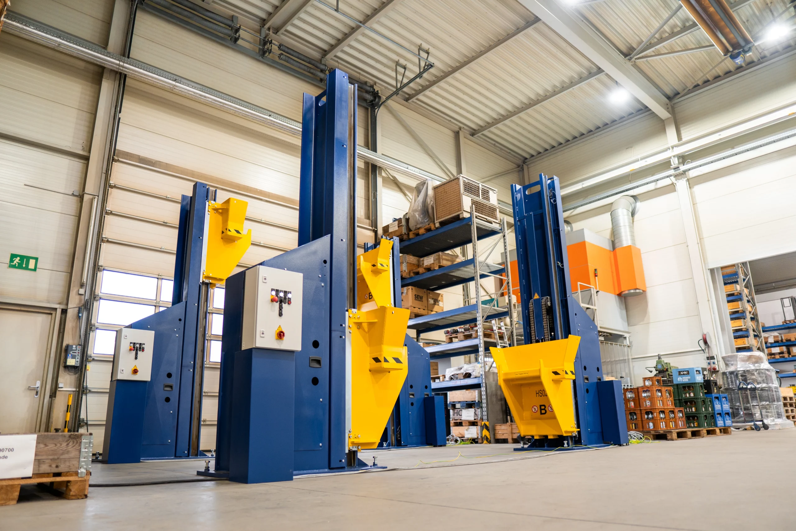 Automatisiertes Fördersystem in der Industrie zur Unterstützung effizienter und nachhaltiger Logistikprozesse