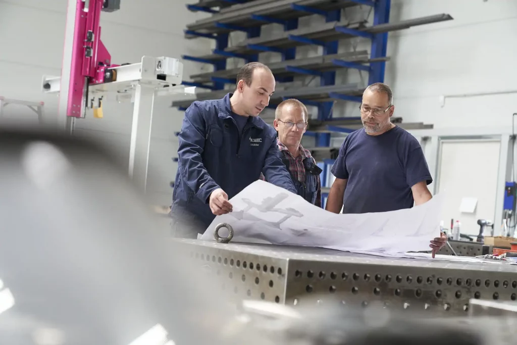 Construction and production of handling technology.