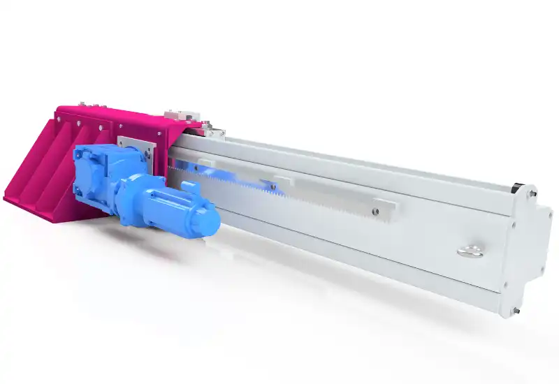 Heavy-duty linear unit as 3D rendering